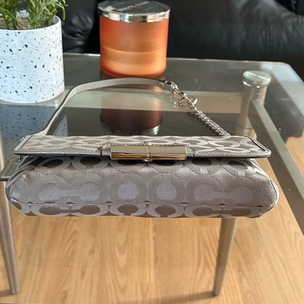 Coach Vintage Jacquard Mini Bag in Gray